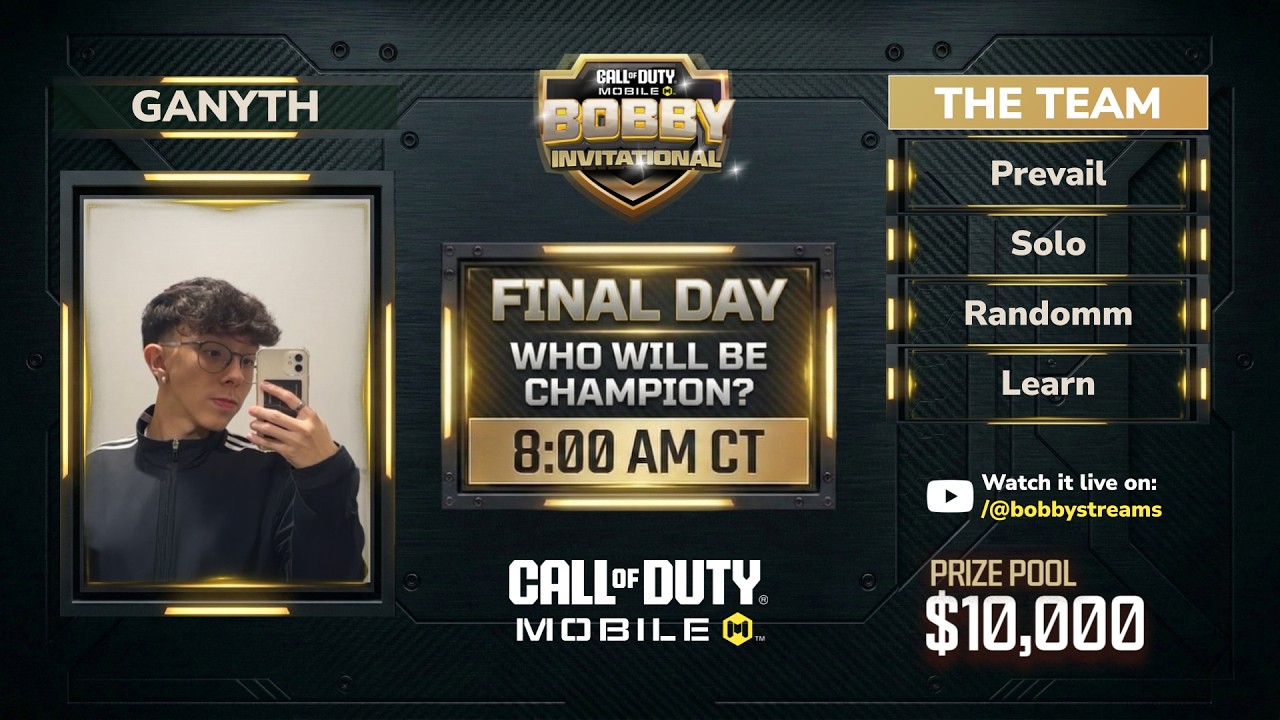 🔴(VERTICAL) FINALS - $10,000 COD Mobile's Bobby Invitational Tournament!