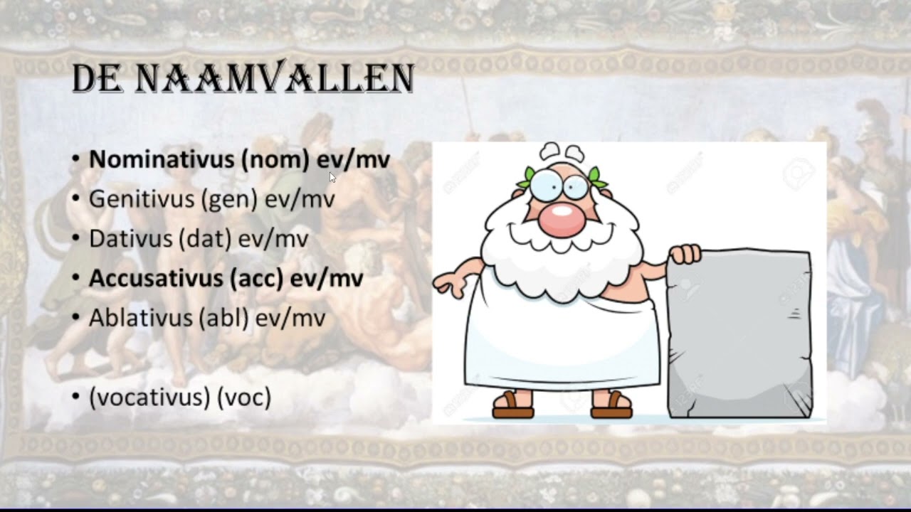 Introductie in de Latijnse naamvallen