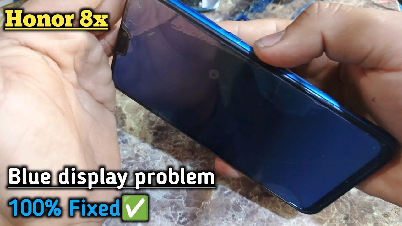 Honor 8x blue display problem fix | honor 8x blank display problem