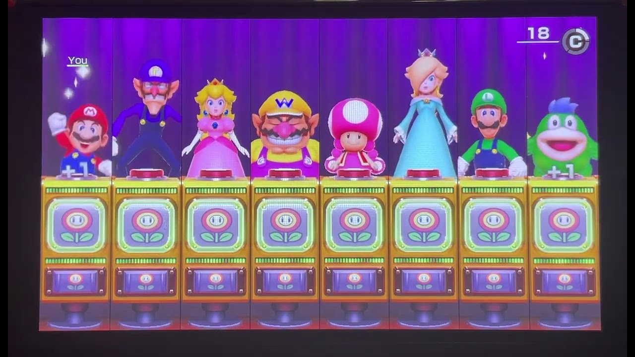 Super Mario Party Jamboree - Bowser Kaboom Squad - (8 Player Mode) - Bowser CPU Hard Mode - Part 1