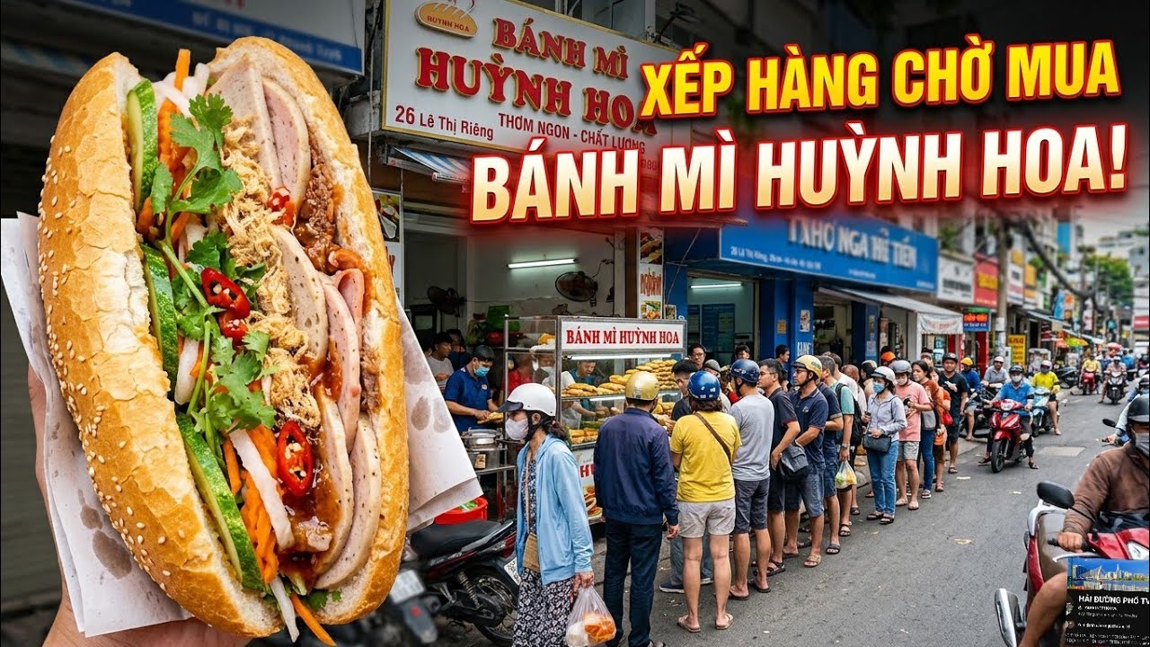 VIỆT KIỀU ĐỘI MƯA XẾP HÀNG MUA BÁNH MÌ HUỲNH HOA | TĂNG GIÁ KHÁCH VẪN XẾP HÀNG ĐÔNG NGHẸT