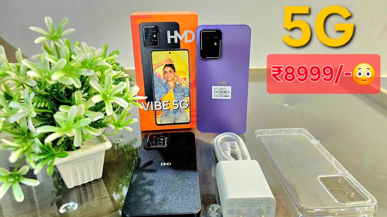 HMD VIBE 5G Unboxing, First Look & Review 🔥 | HMD VIBE 5G Price,Spec & Many More