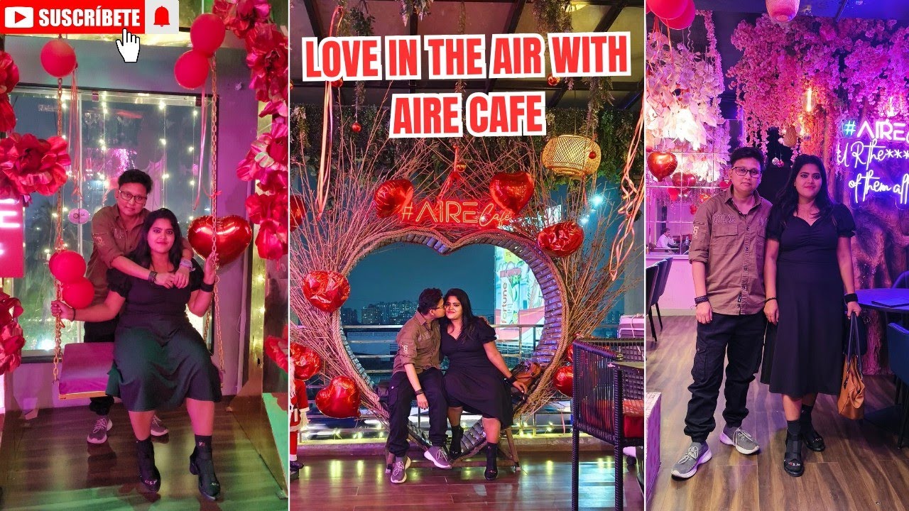 Love in The air with Aire Cafe❤️ll Cafe Kolkata ll Lesbian🏳️‍🌈ll #love #lesbiancouplevlog #lgbtvlog