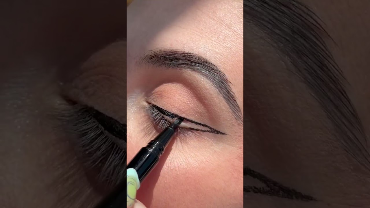 Create the perfect winged eyeliner with ease with our NEW Breakup Proof WING OUT Liquid Eyeliner!