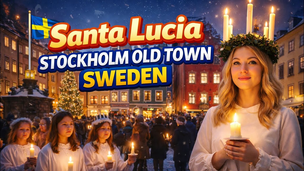 #leogast - Santa Lucia Sweden Celebrations in Stockholm's Old Town