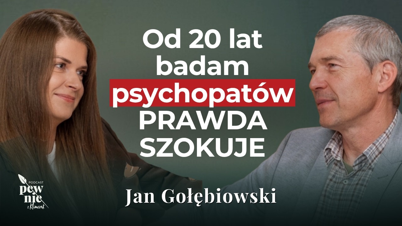Jak rozpoznać psychopatę? Ten jeden znak go zdradza || profiler kryminalny Jan Gołębiowski