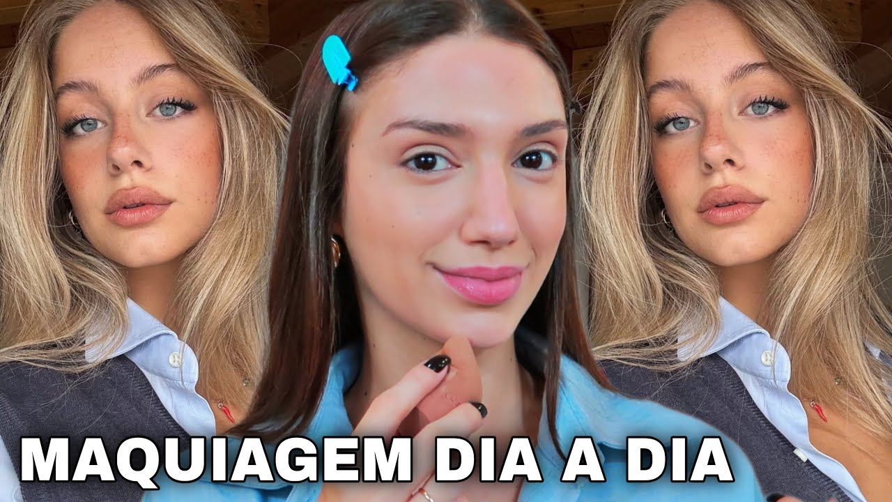MAKE SIMPLES E NATURAL PARA USAR TODO DIA | MAQUIAGEM QUE REAL&Ccedil;A SUA BELEZA