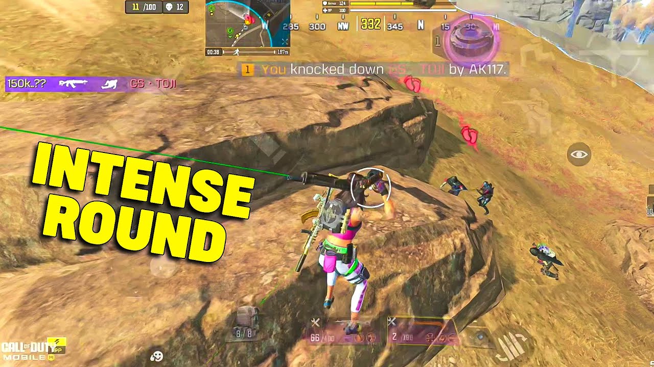 MOST INTENSE ROUND in SOLO VS SQUAD | CODM