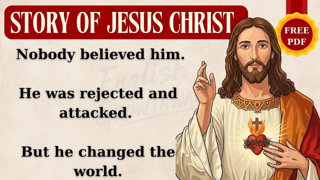 Story of Jesus Christ | Learn English Through Story | English Listening Practice