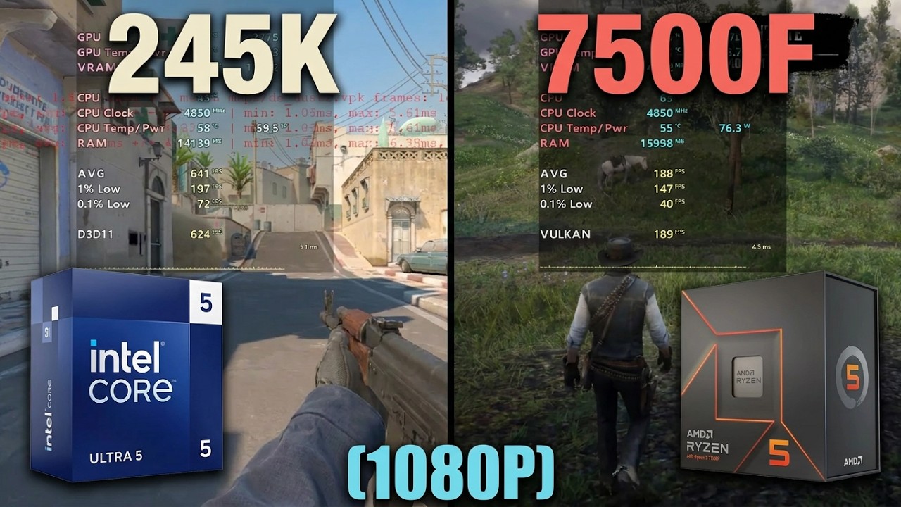 Intel Core Ultra 5 245K Worth It Over Ryzen 7500F?
