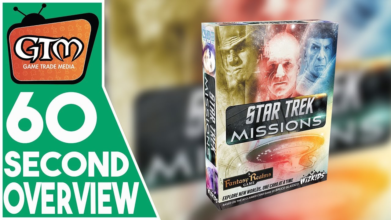 Star Trek: Missions by WizKids | Game Trade Minute | (A 60 Second #Tabletopgaming Snapshot)