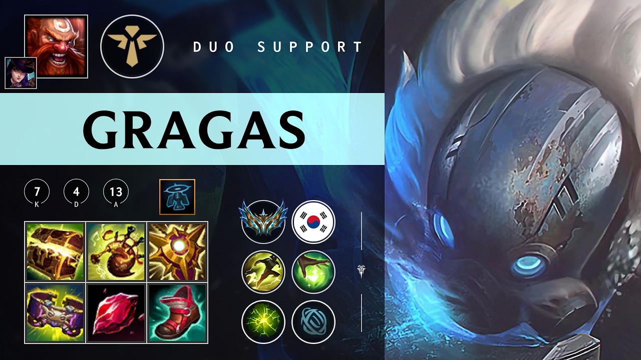 Gragas Support vs Karma - KR Challenger Patch 26.06
