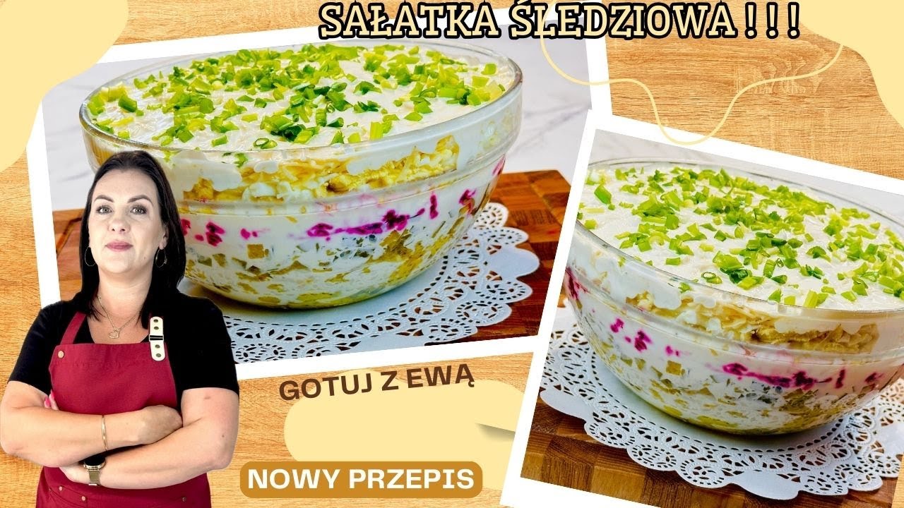 TA SAŁATKA ŚLEDZIOWA ZNIKA W 5 MINUT!...Gotuj z Ewą