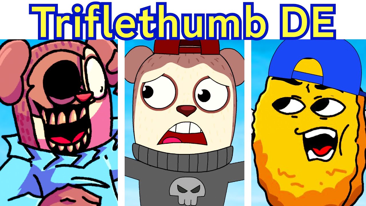 FNF TRIFLETHUMB DEFINITIVE (New Story, New Cutscenes) Jimmy & Duncan & Nugget (MDP Twiddlefinger)