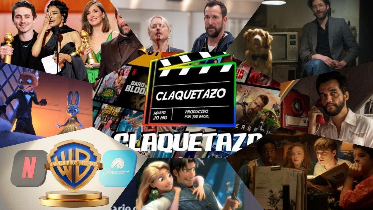 Ganadores Golden Globes 2026, Paramount vs Netflix, Stranger Things, Enredados y más en Claquetazo