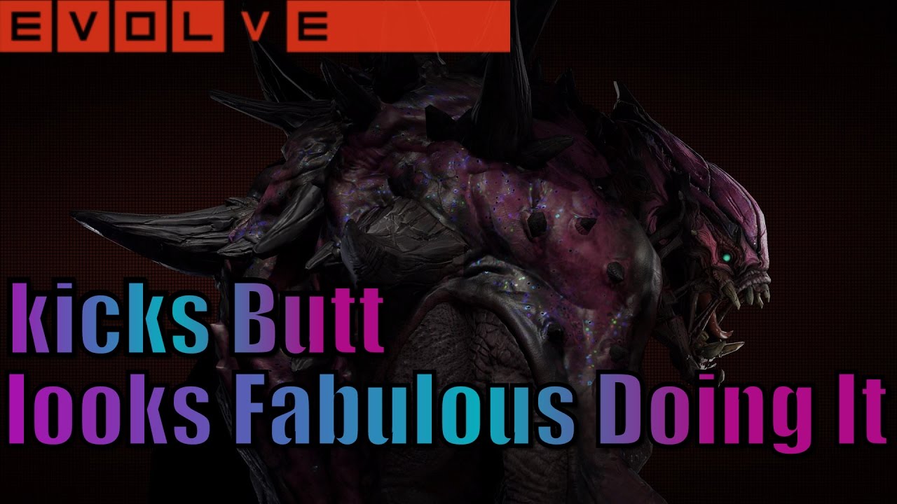Evolve Stage 2: He kicks Butt And looks Fabulous Doing It - Goliath Cosmic Skin