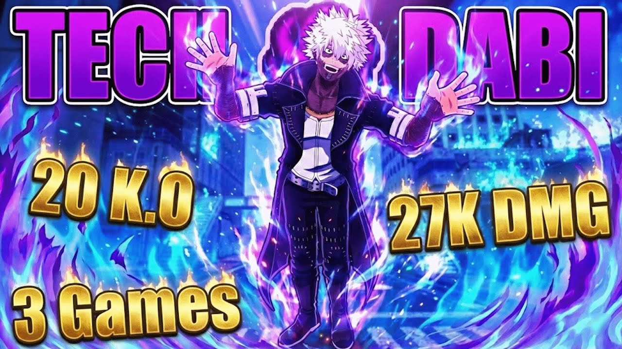 NEO ACADEMIA TECH DABI GAMES  |  My Hero Ultra Rumble