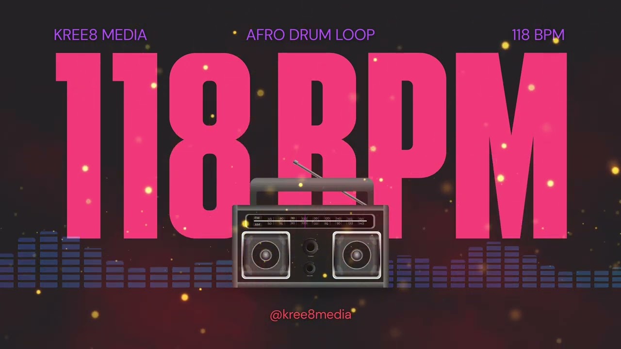 Afro Drum  Loop 6 - 118 BPM