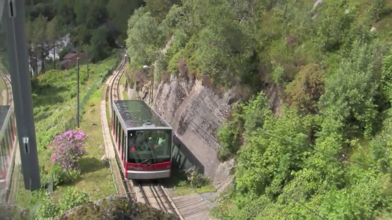 Fløibanen Funicular - Bergen, Norway