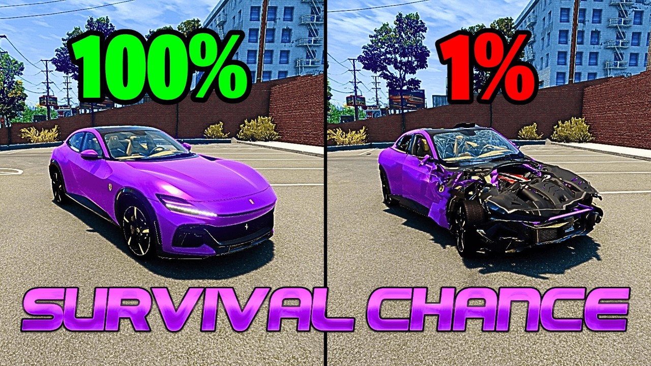Realistic Survival Chance Crashes #158 | BeamNG.drive