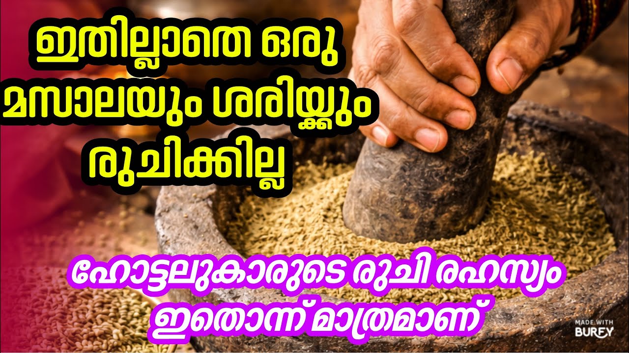പെരുംജീരകം ഇല്ലാതെ ഒരു മസാലയും ശരിയ്ക്കും രുചി തരില്ല തീർച്ച | Secret of Tasty Masala