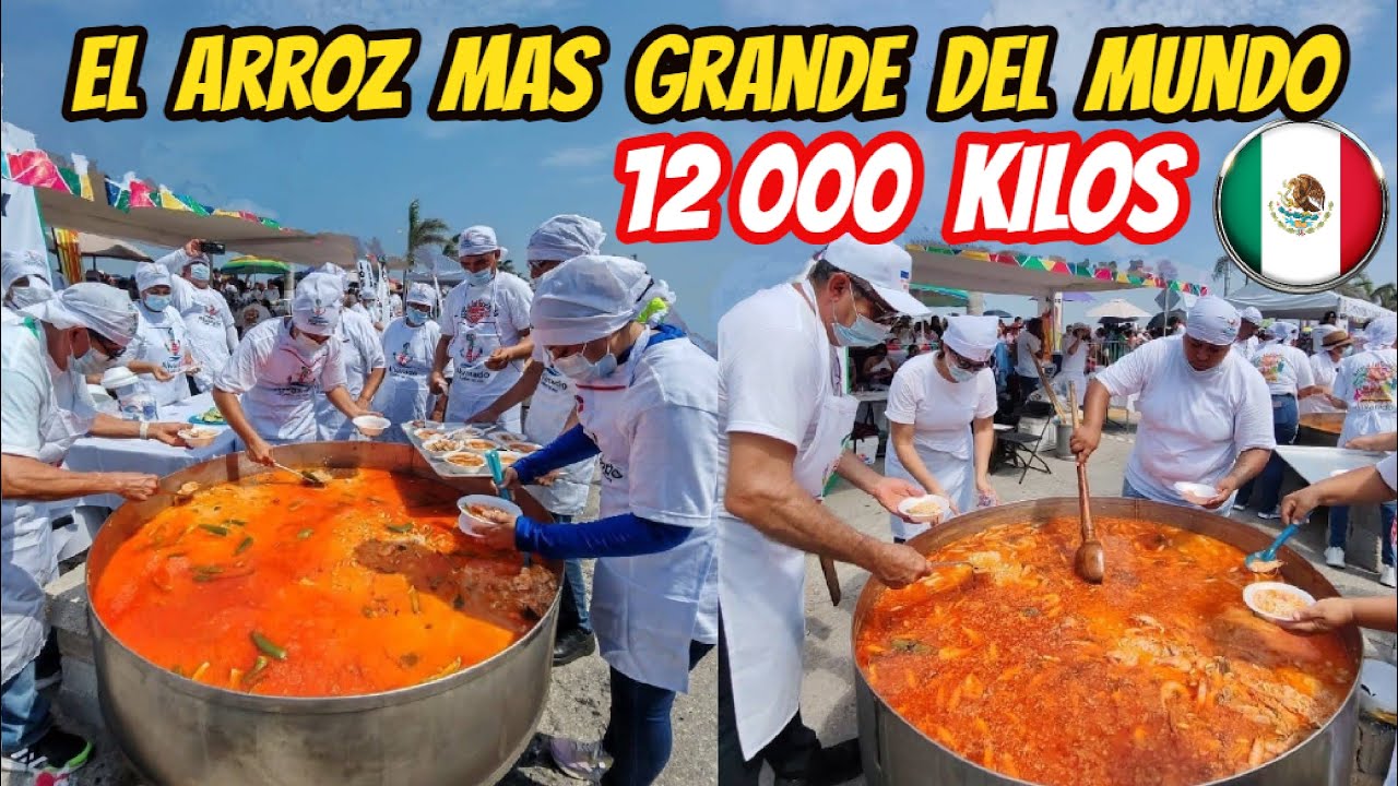 El Arroz a la Tumbada mas grande de todo Alvarado Veracruz