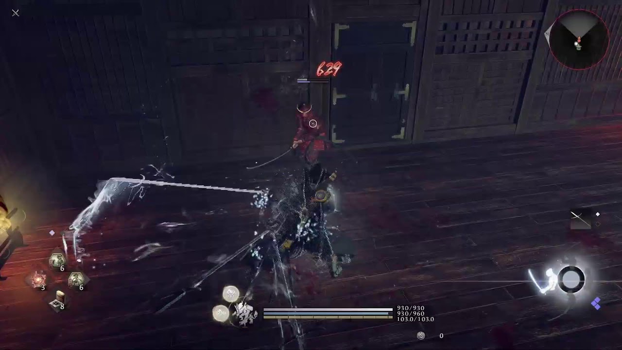 仁王3　レベル1裸ニューゲーム　将軍の旅路（２週目）3鬼の影攻略