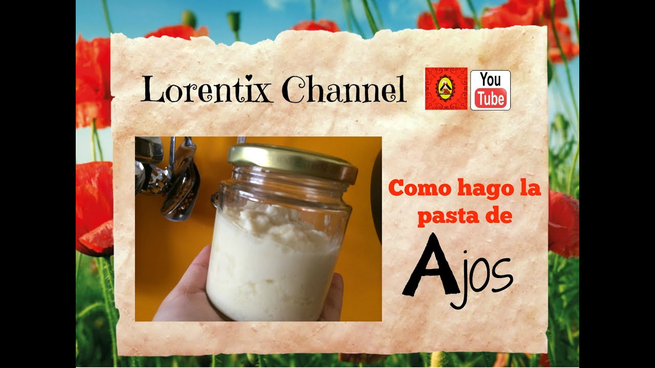 Pasta de ajo y SIN OXIDAR I Lorentix