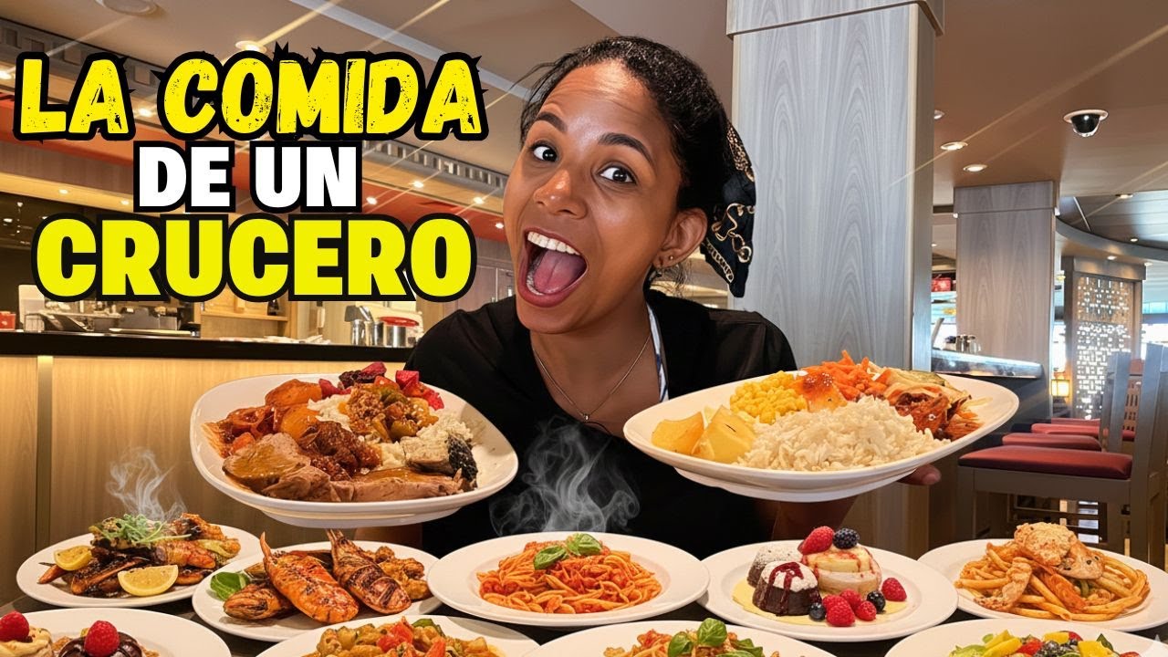 ¿Como es LA COMIDA en un CRUCERO ? #msc #cruceros