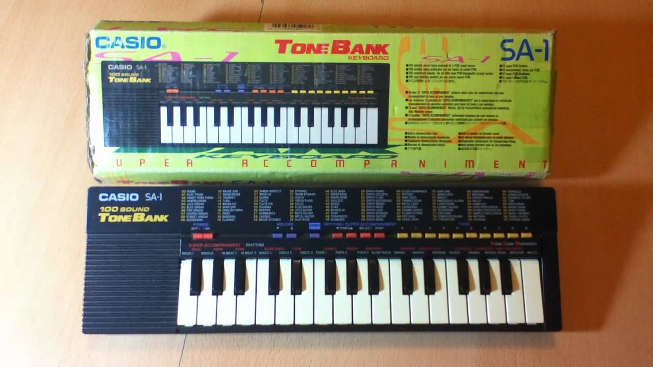 Demo Teclado Casio SA-1 - Wake Me Up Before You Go-Go