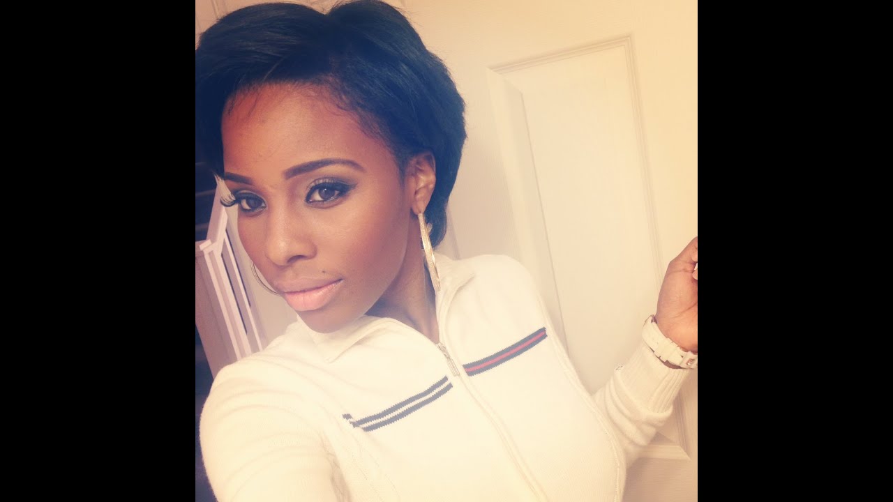 How To Straighten Your TWA (4 Type Natural Hair)