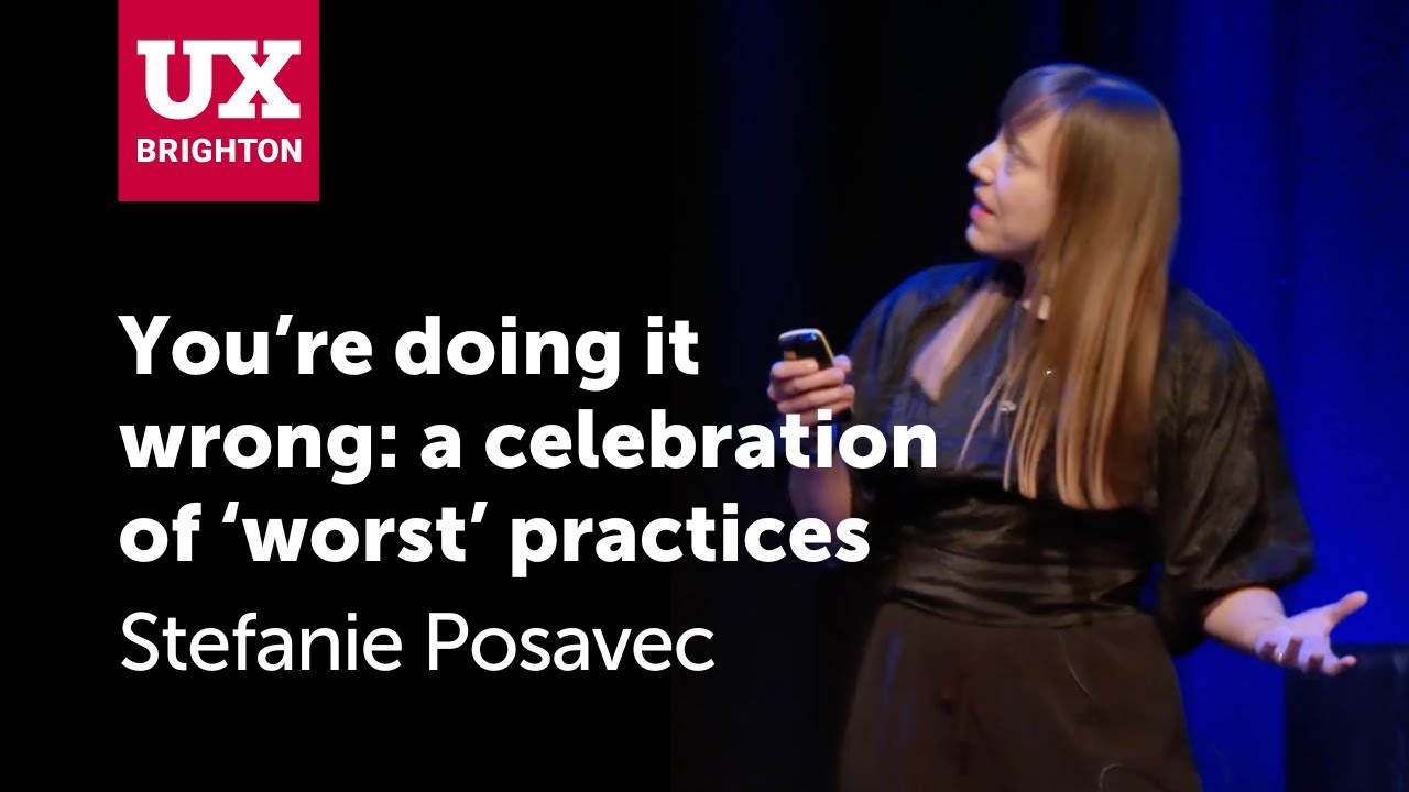 You’re doing it wrong: a celebration of ‘worst’ practices – Stefanie Posavec · UX Brighton 2023