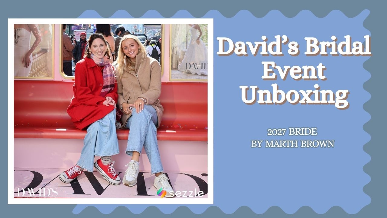 David's Bridal Goodie Bag Unboxing #marthbrown #2027bride #weddinginspiration #fragrance