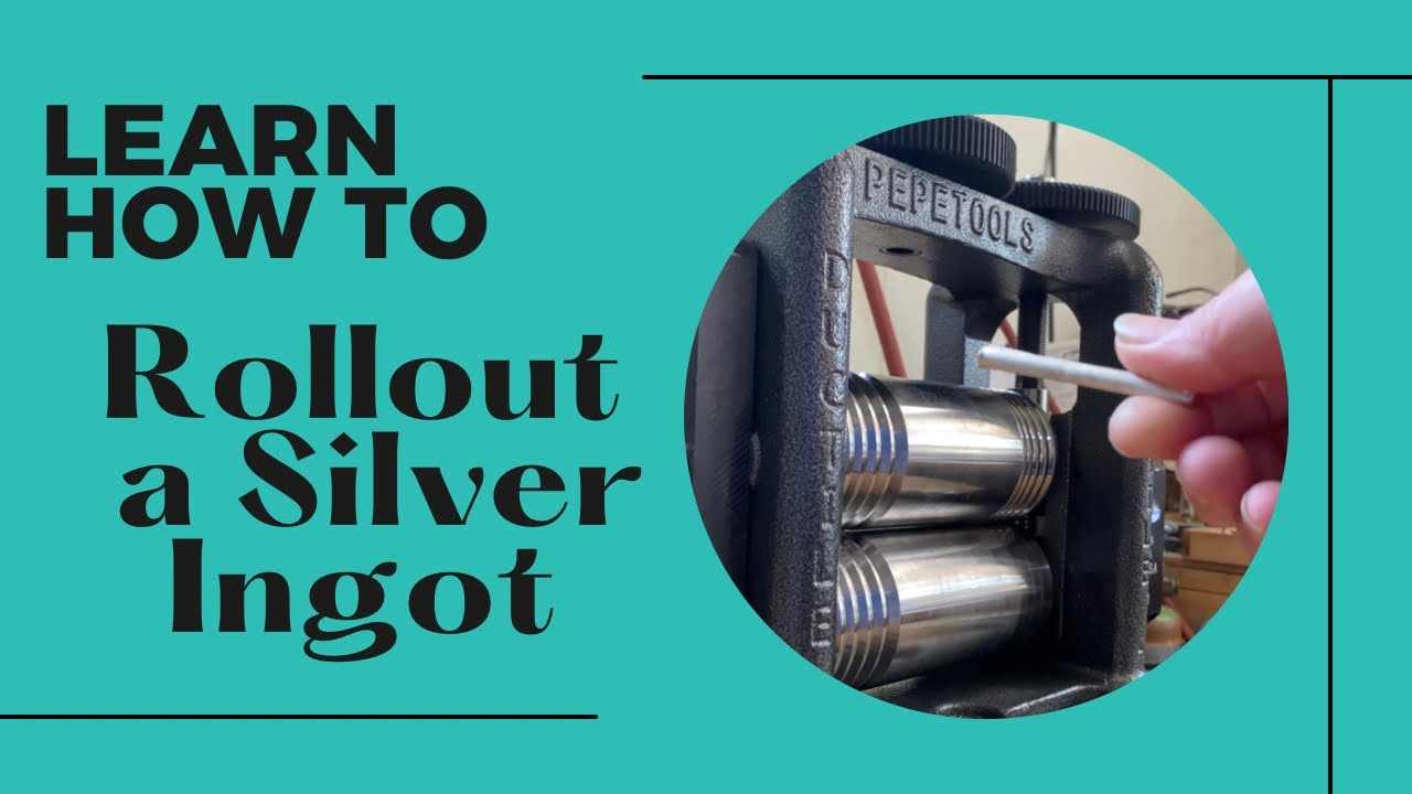 Rolling out a Silver Ingot - With a Pepe Tools Rolling Mill