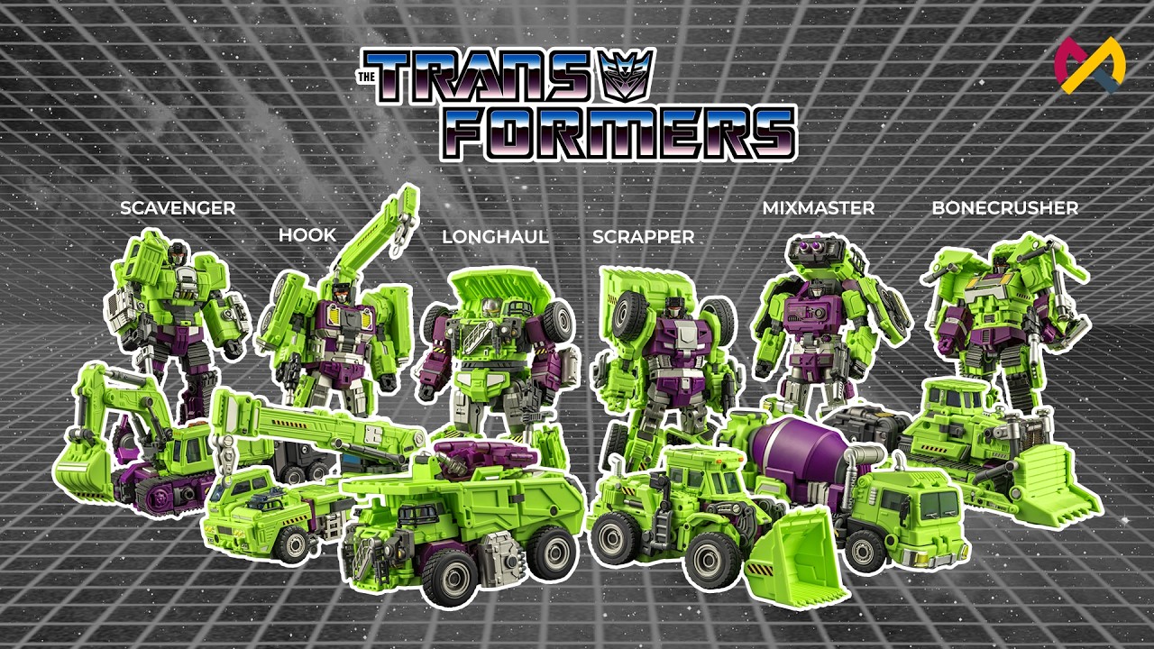 Unboxing Jinbao Oversized Green Devastator Gravity Builder | Transformers G1