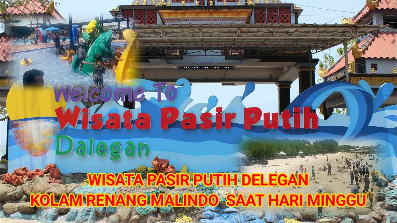 Wisata Pasir Putih Delegan +Malindo Gresik (Murah Meriah )#jalanjalan #vlog #pariwisata 