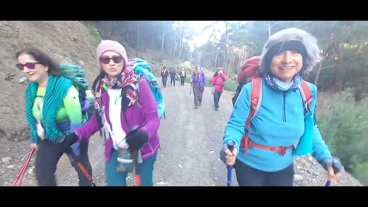 Gökdere köyünden  kurutepeye yürüyüş