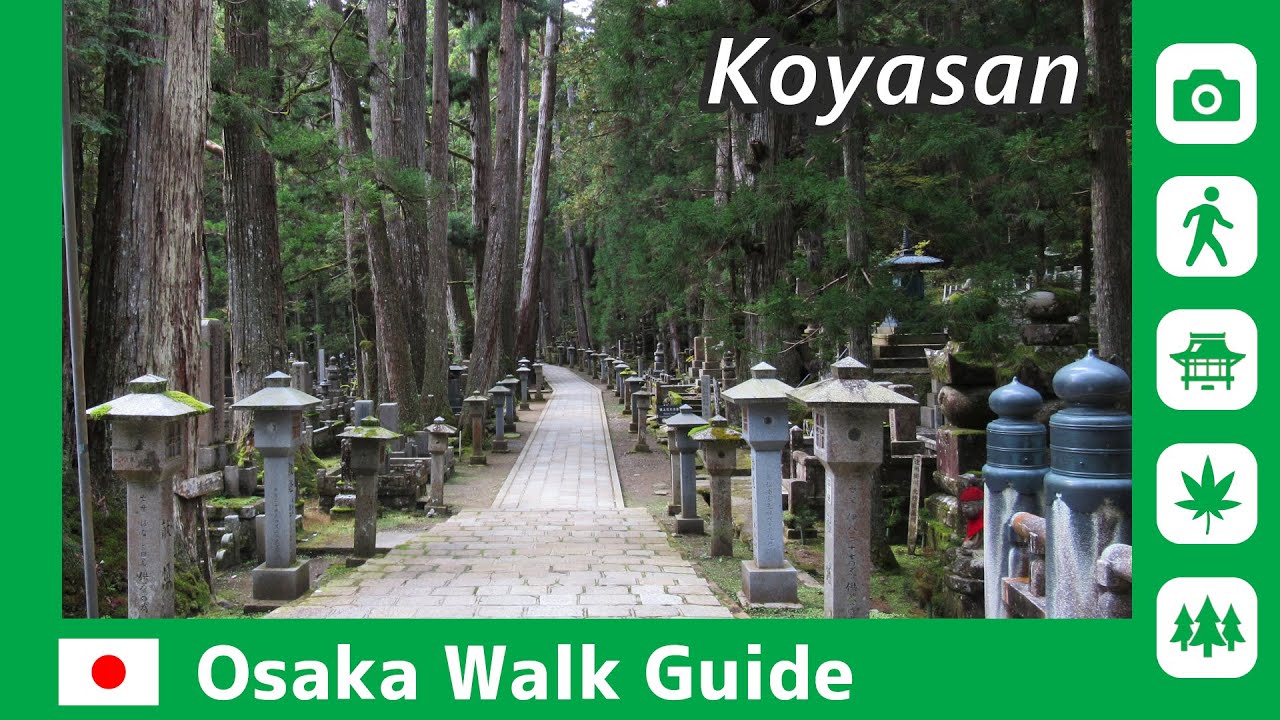 【 Koyasan / Chapter3 】Approach to the mausoleum runs through the forest / OSAKA WALK GUIDE #084
