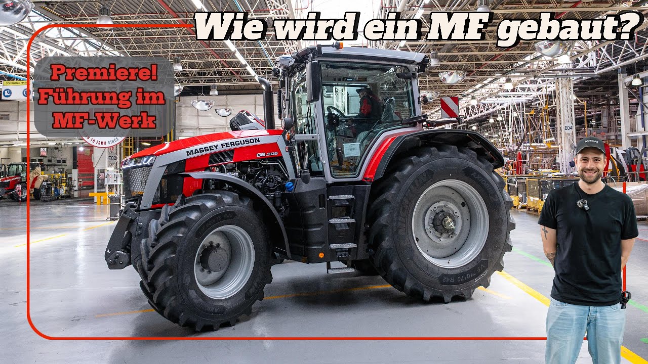 Premiere - Wie wird ein MF gebaut? | Werksführung in Beauvais | tractorbook Vlog #54