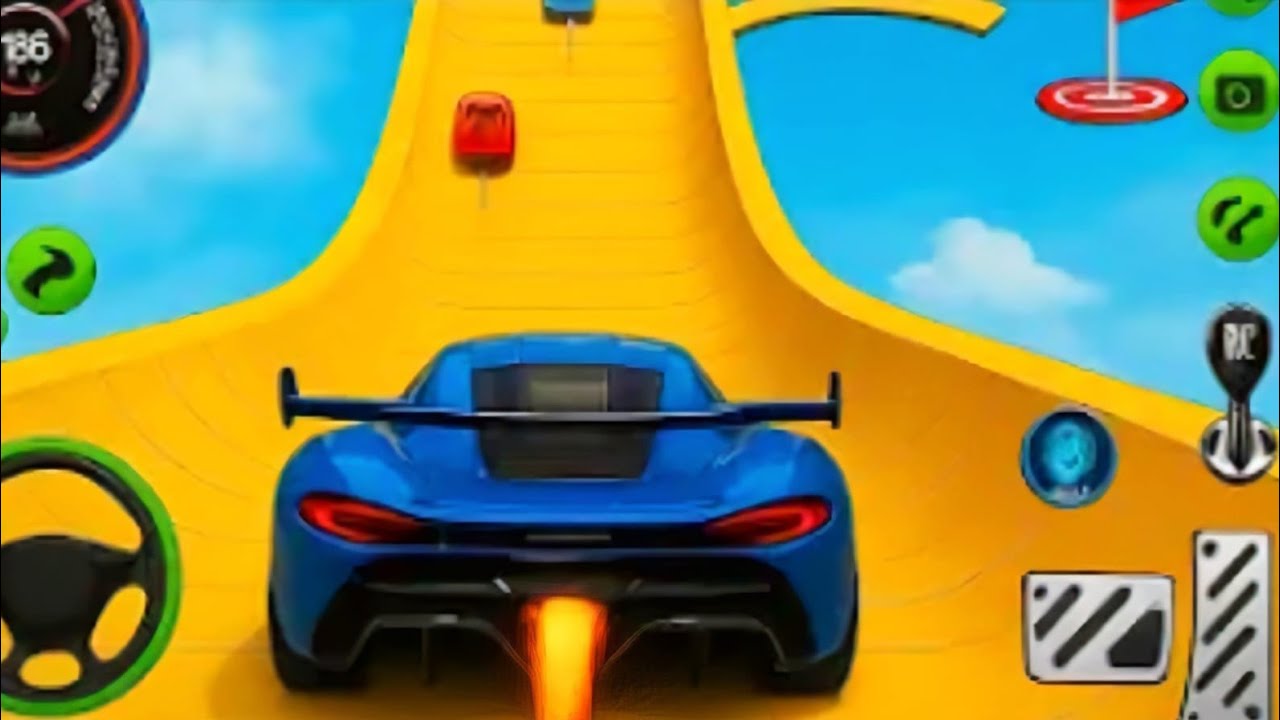 Crazy GT Racing Cars 2025 | Mega Ramp Car Game | Extreme Mega Ramp Racing Gameplay |