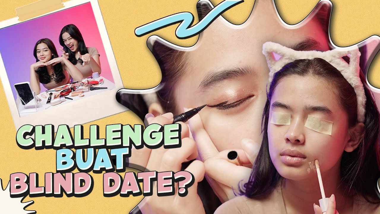 BLIND MAKE UP CHALLENGE