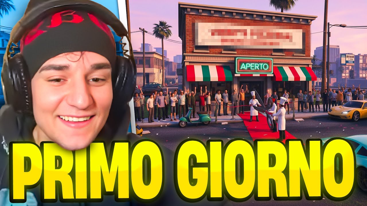 IL PRIMO GIORNO DI APERTURA su GTA RP… FINISCE MALISSIMO 🍕🔥