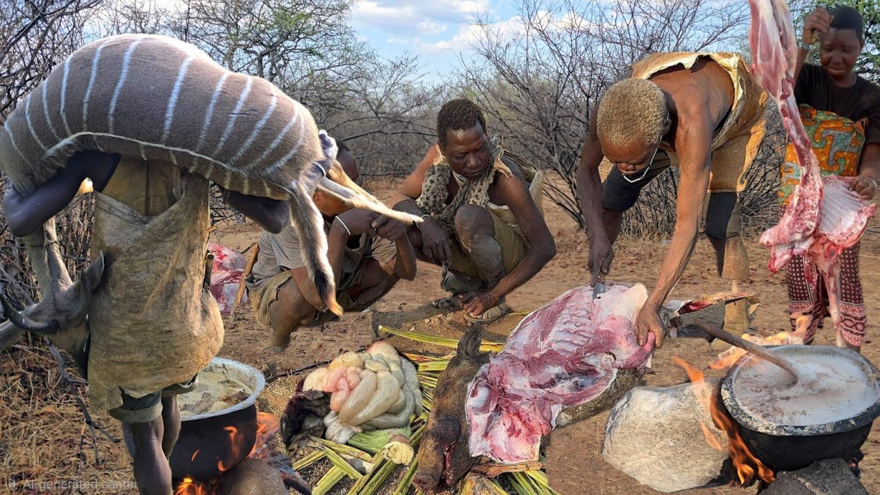 Baboon Hunting With Hadzabe Tribe Africa || Africa Documentary