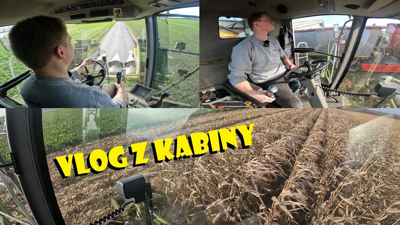 CABVIEW CLAAS LEXION 450🌽VLOG Z KABINY😃Agro Dni&oacute;wka #416