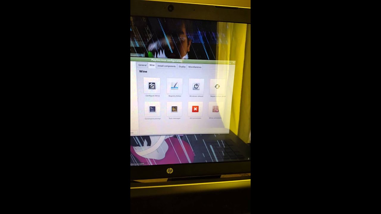 Paint tool sai on Linux Mint