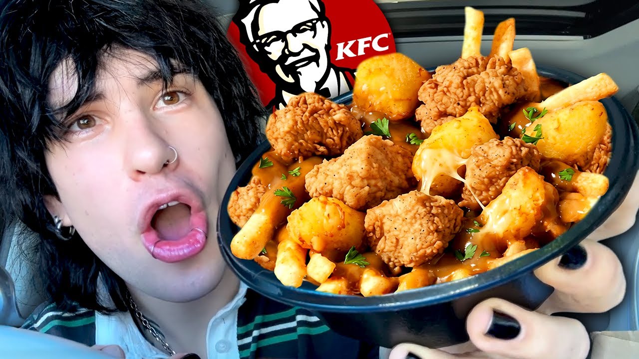 Trying KFC's NEW Poutine Bowl!