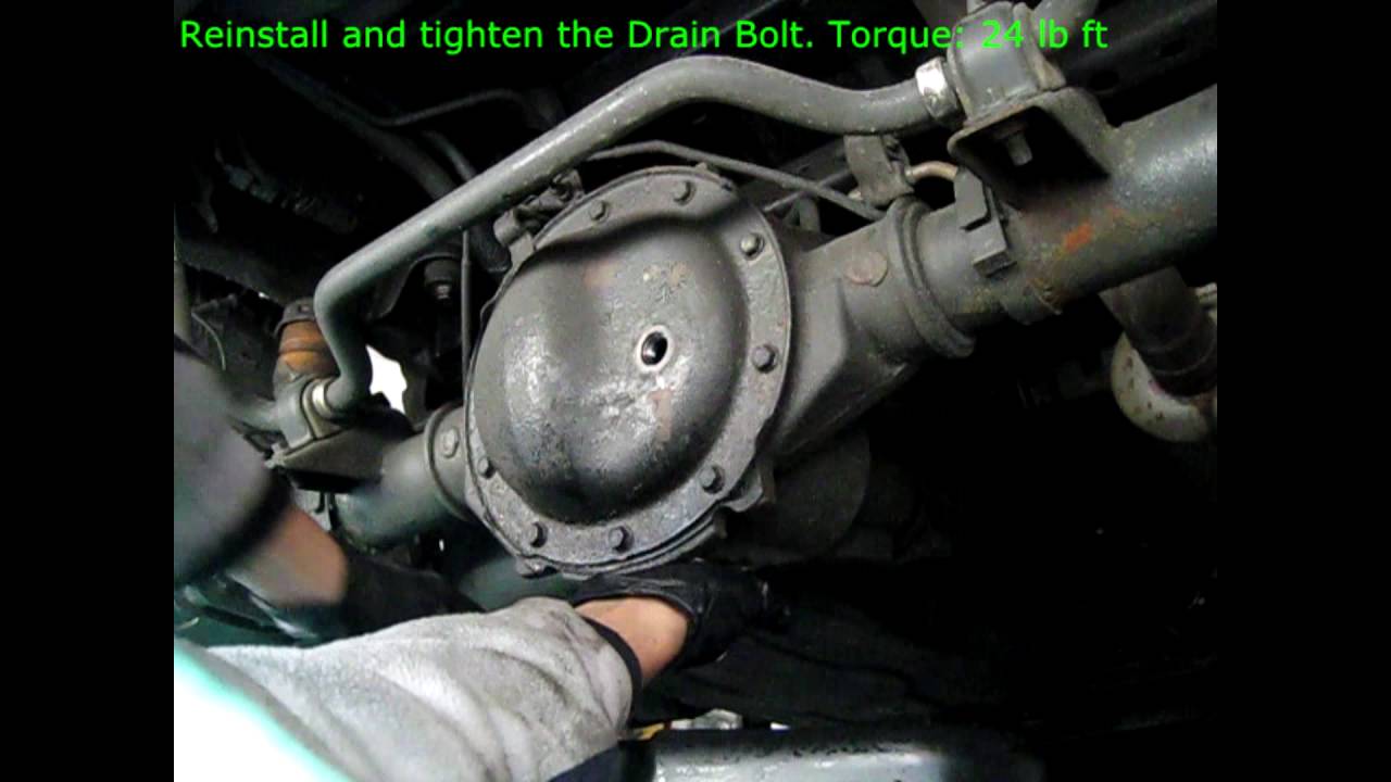 How To Change REAR DIFFERENTIAL OIL Fluid in trucks in Hummer H3, GMC Canyon, Chevrolet Colorado