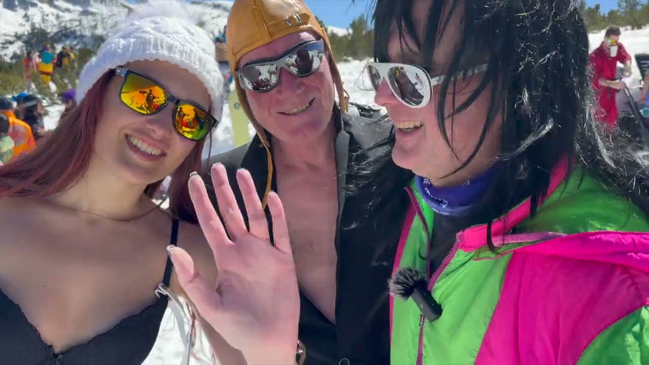 Retro Bansko Ski Day: Unforgettable Fun in RETRO ski suits, swimwear and More! PARTY in the Sun! ☀️