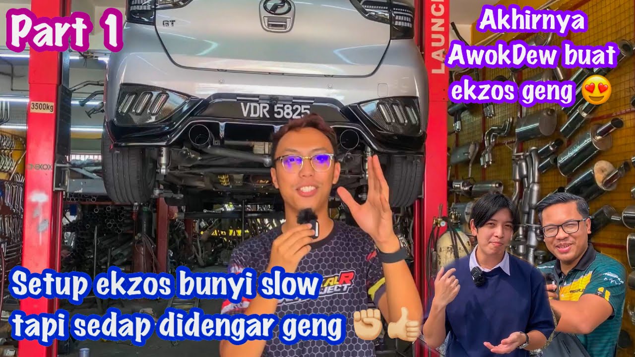 MYVI G3 SIMPLE SETUP EXHAUST ALA2 KERETA CONTI | K1 EXHAUST KAJANG