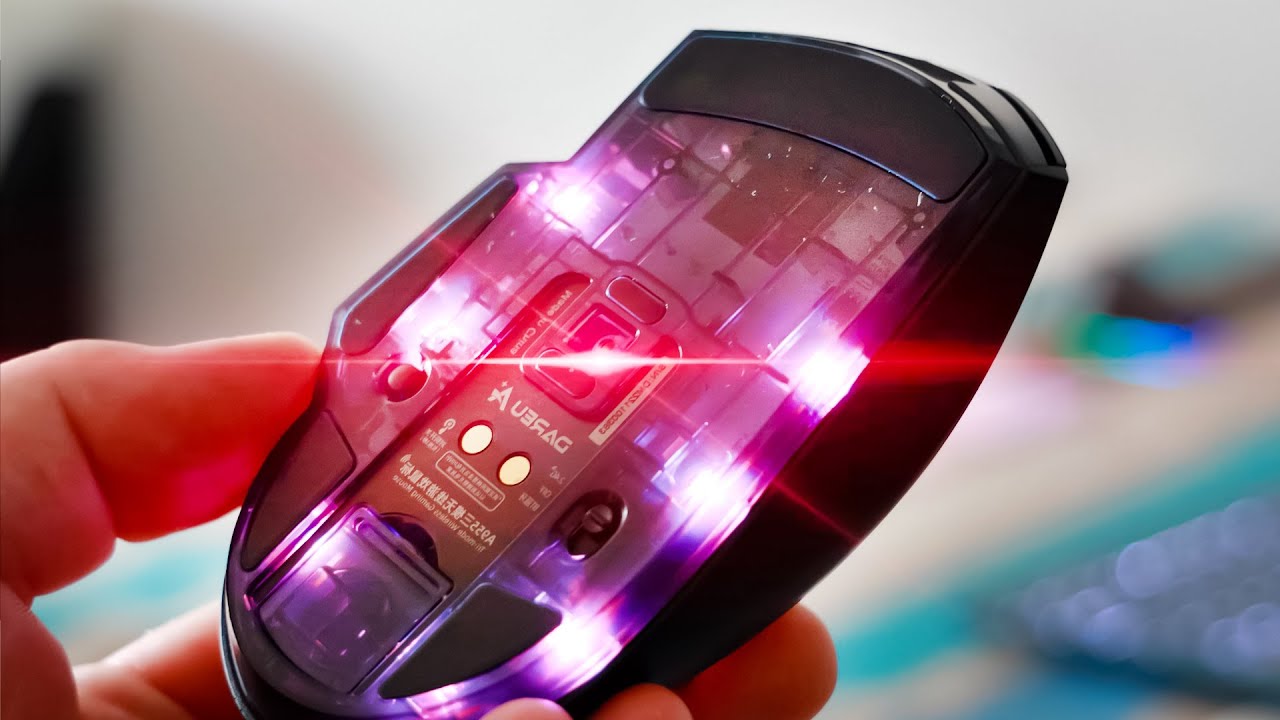 Прозрачная Игровая Мышка с Aliexpress
